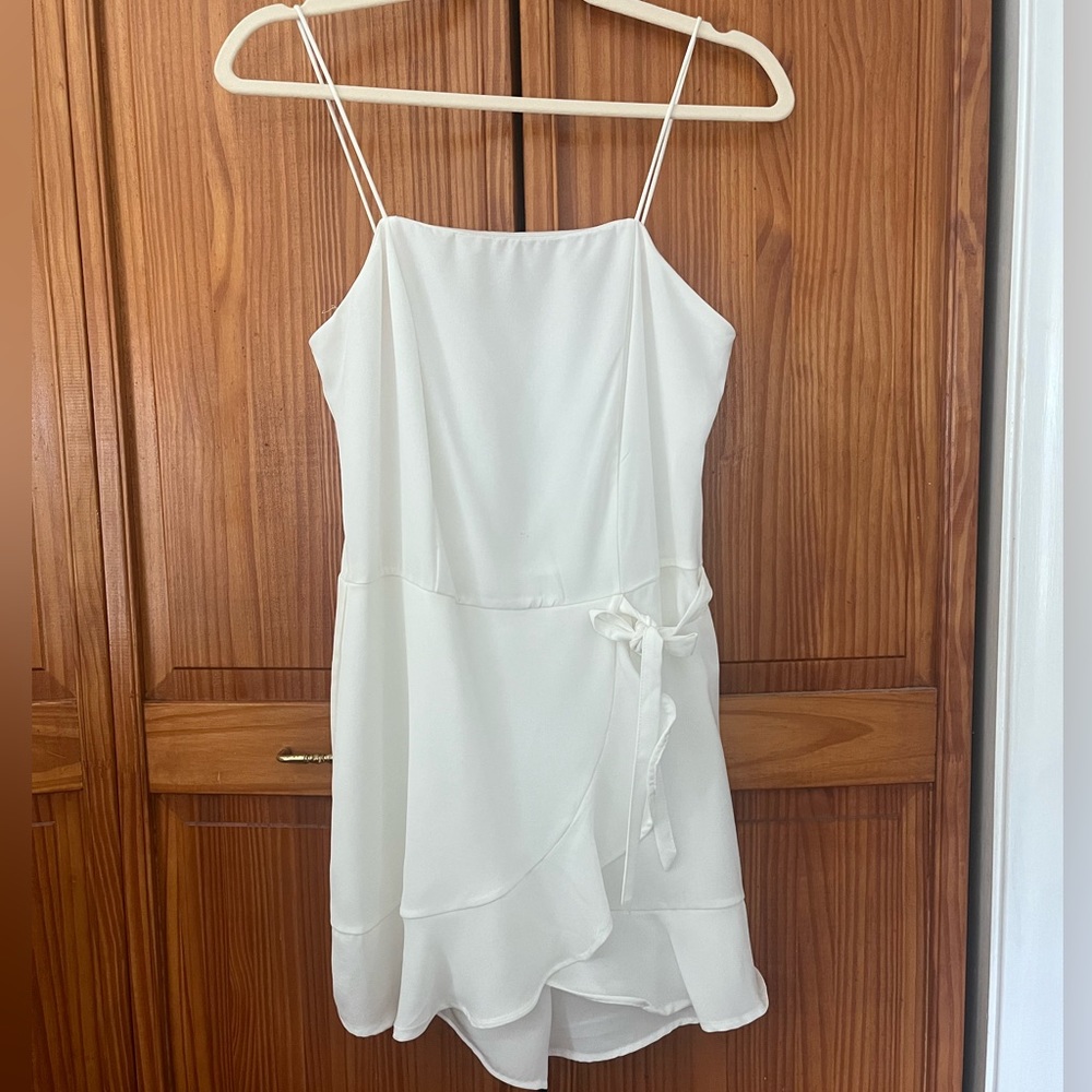 White Formal Romper